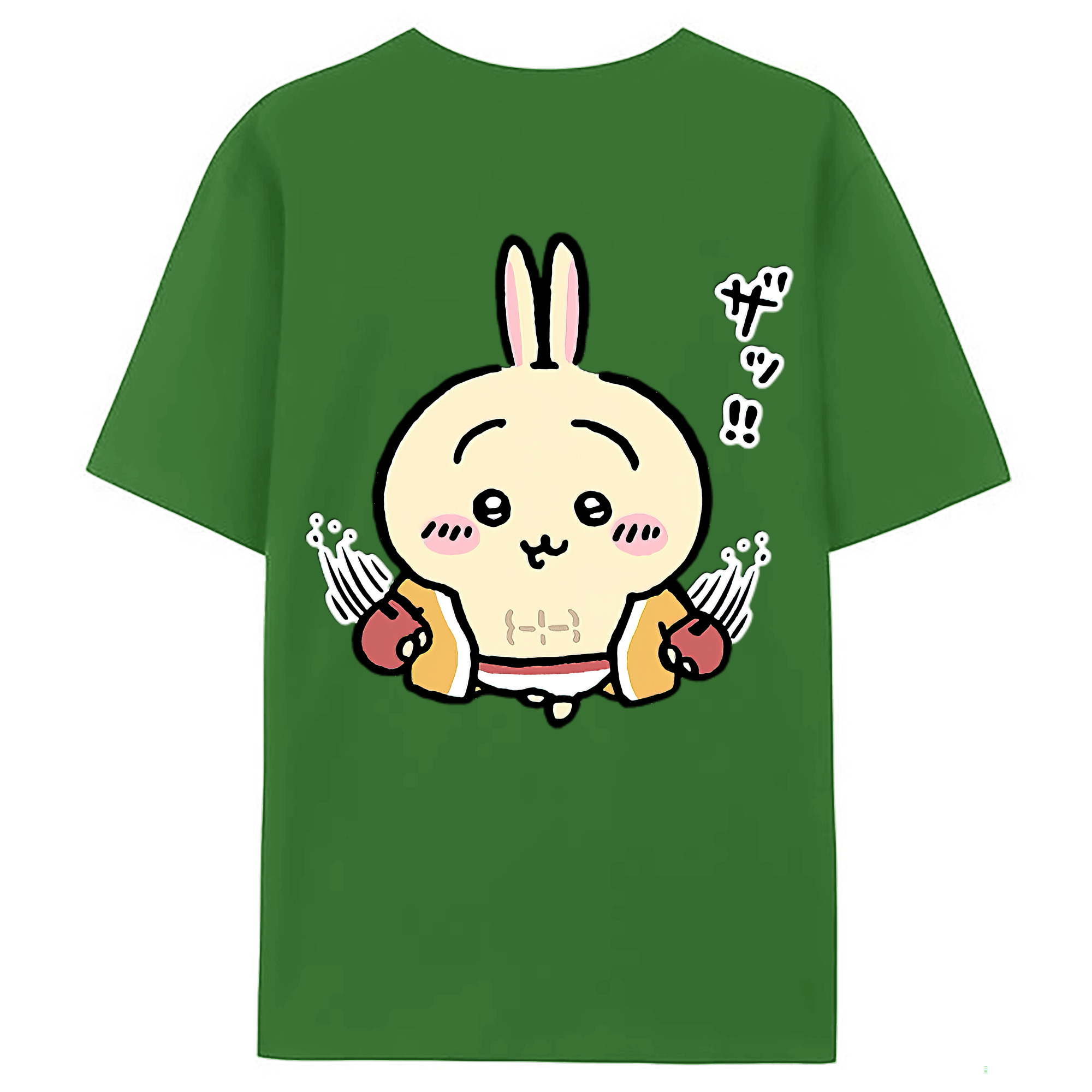 （画像用） ちいかわ うさぎ Chii-kawa usagi レディース半袖Tシャツ(バックプリント)